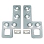 RIGHT / LEFT GALVANIZED PLATES FOR WALL UNITS PCS. 2