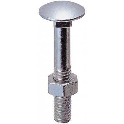 BULLONI PER LEGNO IN ACCIAIO ZINCATO MM. 6x100 PZ. 8 