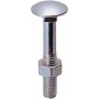 BULLONI PER LEGNO IN ACCIAIO ZINCATO MM. 6x100 PZ. 8 