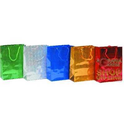ASSORTED LASER CHRISTMAS GIFT ENVELOPES 25X20 CM