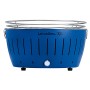 LOTUSGRILL LOTUS GRILL XL PORTABLE TABLE BARBECUE FOR OUTDOOR LARGE BLUE