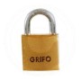 BRASS PADLOCK GRIFO MM. 25 IN BLISTER