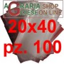 ENVELOPES EMBOSSED VACUUM BAGS 20X40 CM IN PACK OF 100 PCS.