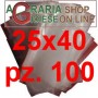 BUSTE SACCHETTI PER SOTTOVUOTO GOFFRATE CM.25X40 IN CONFEZIONE
