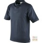 POLO SHIRT 100% CARDED COTTON BLUE COLOR TG S XXL