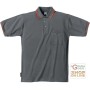 SHORT SLEEVE POLO SHIRT WITH POCKET 100% COMBED COTTON GR 190 MUD COLOR TG M XXL