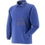 LONG SLEEVE POLO SHIRT IN COMBED COTTON COLOR ROYAL NAVY SIZE FROM SA XXL