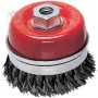 MAURER CUP BRUSH TWISTED STEEL WIRE DIAM. 75 X 27 MM.
