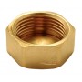 CALOTTA TAPPO FEMMINA IN OTTONE GIALLO ART.300 POLL. 1 