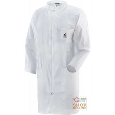 DISPOSABLE POLYPROPYLENE AND POLYTHENE PROTECTIVE COAT WITH ZIP