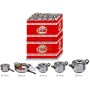 MAX STAINLESS STEEL POT ASS. 20 PCS + 20 LIDS