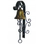 CAMPANA IN OTTONE DIAMETRO MM. 115 CON SUPPORTO IN FERRO