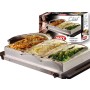 MAX HEATING STAINLESS STEEL 3 PLACES WITH LID