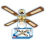 MAX CEILING FAN RATTAN D.107CM ASS