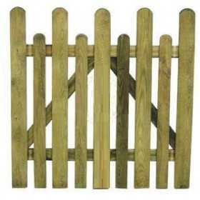WOODEN GATE FOR FENCE MOD. ENGLISH CM. 100X100