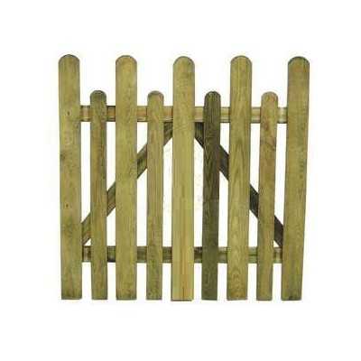 WOODEN GATE FOR FENCE MOD. ENGLISH CM. 100X100