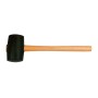 RUBBER MAZZUOLA WITH PAINTED WOOD HANDLE MM. 55 REF. 80300