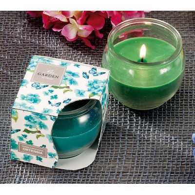 SCENTED CANDLE WITH GLASS JAR mm. 75x75h.