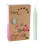 CANDELE DI CERA STEARICHE BIANCO ASTUCCIO PZ. 10 CM. 1,5x15h 