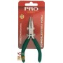 MINI PLIERS FOR PROFESSIONAL ELECTRONICS ART. 206 PRO SERIES HALF-ROUND CURVED JAWS