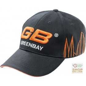 100% COTTON CAP WITH GB LOGO VISOR COLOR BLACK