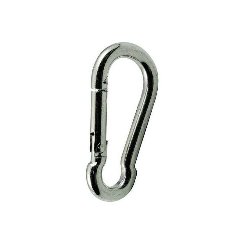 Moschettone in acciaio inox AISI 316 chiusura a vite Modello M3