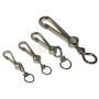 SIMPLEX SWIVEL SNAP HOOK IN NICKEL-PLATED STEEL MM. 40