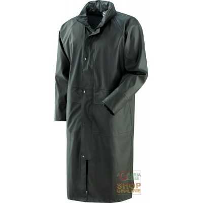 COAT IN POLYURETHANE PVC 300 GR SQM GREEN COLOR TG M XXL