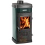 NORDICA WOOD STOVE MOD. SUPER MAX KW. 6.0 GREEN COLOR