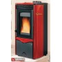 NORDICA DUCHESSA PELLET STOVE KW 10 BORDEAUX STEEL