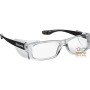 OCCHIALI MONOFOCALI MONTATURA NERA IN NYLON LENTE TRASPARENTE DIOTTRIE DISPONIBILI 1 1 5 2 2 5