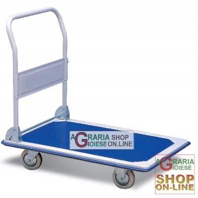 TROLLEY WITH FOUR WHEELS CM. 92x62x6 LARGE CAPACITY KG. 150