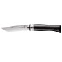 OPINEL KNIFE BLACK HORN INOX N. 8