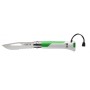OPINEL KNIFE STAINLESS STEEL VRI N. 8 OUTDOOR FLUO COLOR VERT