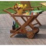 CARRELLO PORTA BIBITE BEVANDE YELLOW BALAU TEA 87X56X77H TT-623 