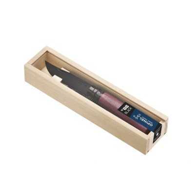 OPINEL KNIFE N. 8 WITH MANICO AMARANTE AND LAMA BLACK
