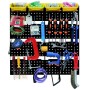 PERFORATED PANEL IN PLASTIC EXPO TRAYS WITH HOOKS CM. 50 X 50