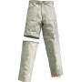 TROUSERS 100% COTTON CANVAS DOUBLE TWISTED DETACHABLE BEIGE COLOR SIZE SML XL XXL XXXL