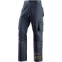 PANTALONE 65% POLIESTERE 35% COTONE MULTITASCHE COLORE BLU TG S XXXL