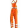 TROUSERS WITH DUNGAREES ORANGE REFLEX HIGH VISIBILITY SIZE TG. 46 TO 60