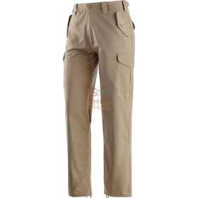 MULTI-POCKET TROUSERS MADE WITH 65% POLYESTER 35% COTTON FABRIC TG. MA XXXL BEIGE