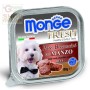 MONGE FRESH PATE AND CHUNKS FOR DOGS WITH BEEF GR. 100