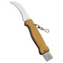Paolucci Mushroom knife plastic handle with stainless steel blade brush cm. 18
