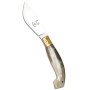Paolucci Sirbuneddu knife horn handle stainless steel blade cm. 14