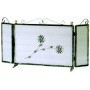 WROUGHT IRON SPARKLING GUARD WITH DOORS CM. 80X39H