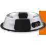 PET TRIBE BOWL IN NON-SLIP STEEL SIZE 6 CM. 25