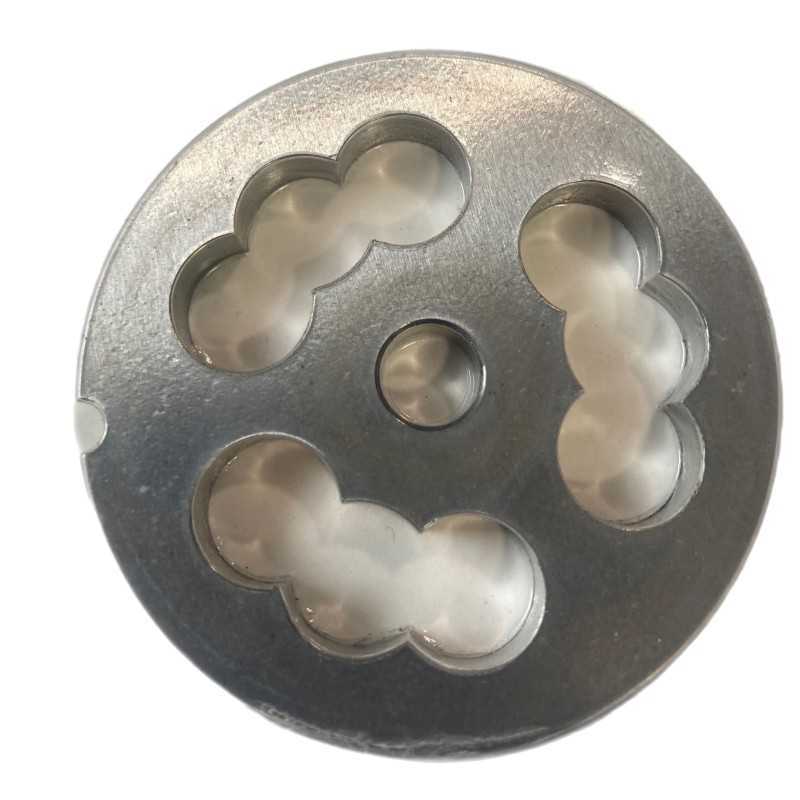 Piastra Per Tritacarne N.22 – Foro 8 Mm (31 Fori), Acciaio Al Carbonio, Per Alimenti - 2