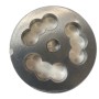 PIASTRA IN ACCIAIO INOX PER TRITACARNE 32 SVASATA