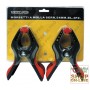 LOCK SPRING TERMINALS 43 MM. pcs. 4 STRONG MULTIPURPOSE TWEEZERS