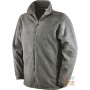 100% POLYESTER FLEECE WITH ZIPPER AT THE BOTTOM COLOR MELANGE GRAY TG S XXL